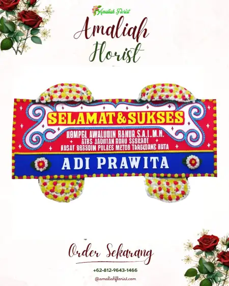 Papan Bunga Ucapan Selamat Saparua Timur